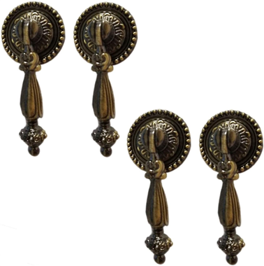 Antique Style Bronze Metal Drawer Tear Drop Cabinet Decorative Pull Handle Knob