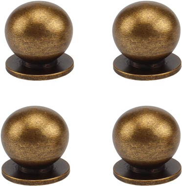 Round Solid Brass Pulls Antique Cabinet Drawer Small Handles Modern Minimalist Handles Knobs