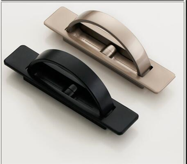 New Modern Tatami Handle Embedded Rotating Handle Hand Cabinet Door Drawer Handle