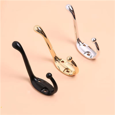 H00011 Wall Coat Rack Robe Hook Stainless Steel Furniture Hook For Home Coats Hat Clothes Hanger Tow