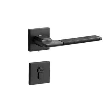  Silent handle wood bedroom door lock mechanical magnetic absorption silent zinc alloy split locks