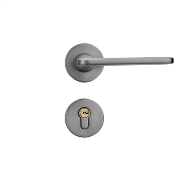 Simple lock universal silent indoor bedroom lockmagnetic suction wooden door handleengineering mecha