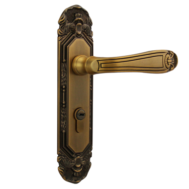European Door Magnetic Soundless Wooden Door Lock Zinc Alloy Handle Lock