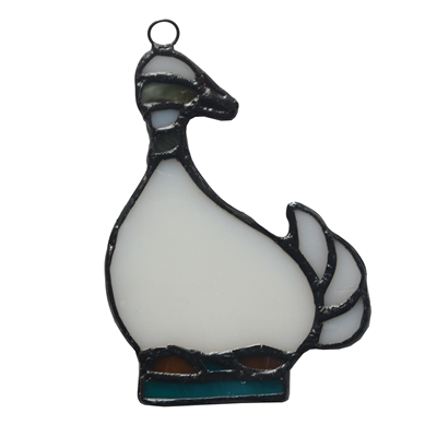 Duck Suncatcher Stained Glass Decor Hanging Gift 