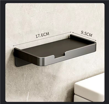 bathroom rack phone tissue holder stainless steel nail free storage rack soap dish holder