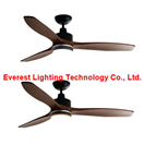 52'' DC motor ceiling fan with LED light