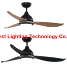 48'' DC motor ceiling fan with LED light