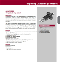 美国MOOG穆格滑环SRA-73625C全新原装正品璟和电子科技优惠供应