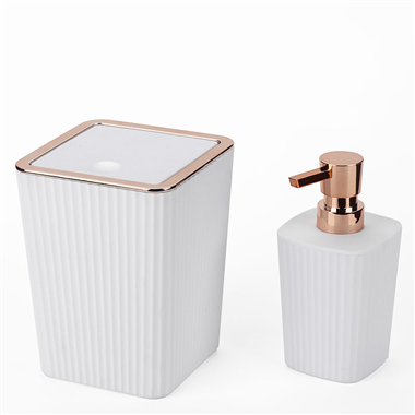 Mini household desktop trash can storage set plastic toilet decoration bathroom accessories 