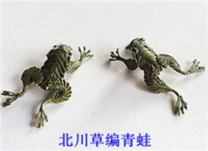 北川草编动物18-青蛙1