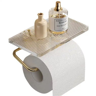 PH00035 Wall Towel Kitchen Hotel Bathroom Holders Dispenser Storage Box Acrylic Toilet Paper