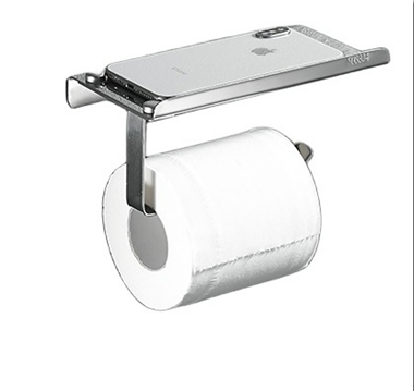 PH00038 SUS304 Bathroom Paper Holder Bathroom storage rack Toilet Paper Holder with shelf