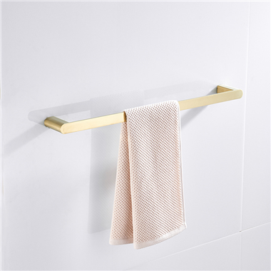 TW00010 Brushed gold 304 stainless steel Bathroom Accessories 600mm Single Towel Bar Towel Rail