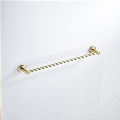 TW00003 Brushed Gold Towel Rail Stainless Steel 304 Wall Mounted Bathroom Towel Bar