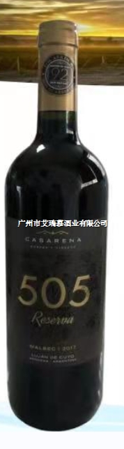 505珍藏马尔贝克干红葡萄酒