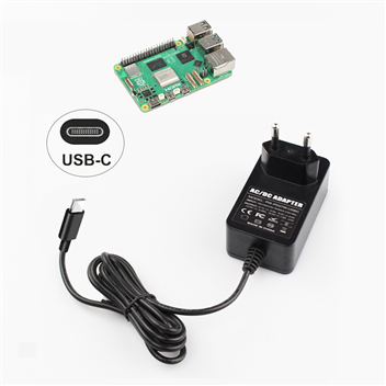 USB-C 5.1V 5A Power supply For Raspberry pi 5 EU US UK AU Plug