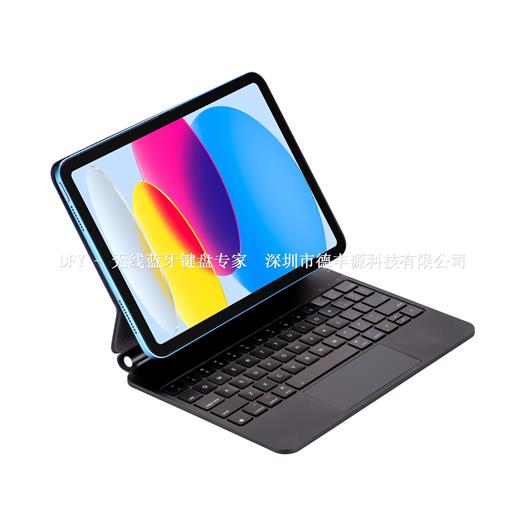 X8 无线键盘触控板保护套妙控键盘适用于 iPad Pro 11、iPad 10 背光定制徽标包装