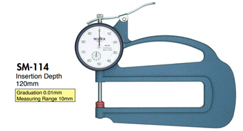 日本TECLOCK SM-114 厚度计