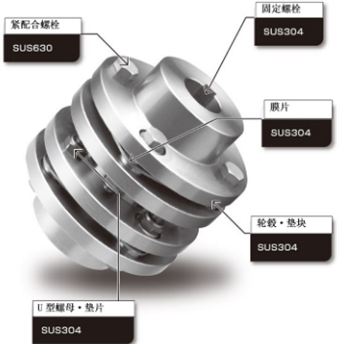 日本椿本TSUBAKI，ECHT挠性联轴器，NEF10-HUBN-H28JD2