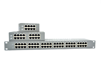 24口RJ11电话防雷器，多口语音电话防雷箱