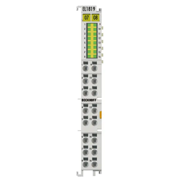 倍福EL1819 | EtherCAT 端子模块，16 通道数字量输入