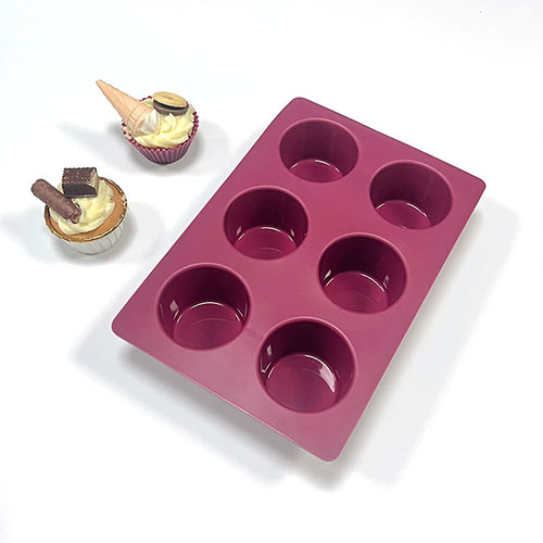 6 cup muffin pan silicone baking mould