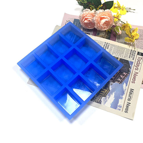 12 Cavity soap moulds silicone mold