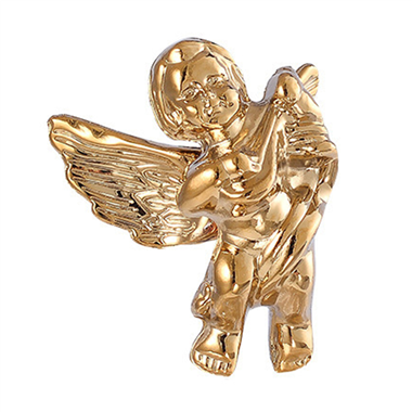 P00210 Little Angel Brass Knob Furniture Closet Drawer Handle Kitchen Cabinet Pulls Hardware