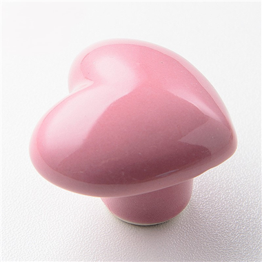 P00325 Cartoon heart-shaped ceramic cabinet Color knob handle drawer Children's room ceramic cabinet