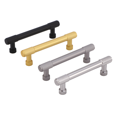 P00329 Knurled Cabinet Handles Cabinet Pulls Aluminum Handles Drawer Pulls Oxidation Finish with Dia