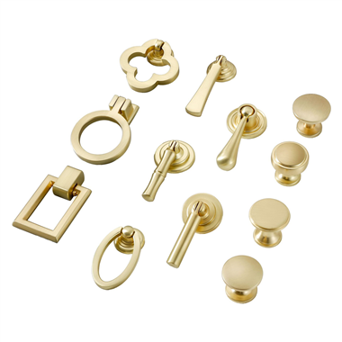 P00069 Drawer Handles Pull Door Knocker Ring Zinc Alloy Hardware Cabinet Knob Handles