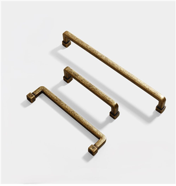 P00354 Antique Brass Zinc Alloy Cabinet Pulls For Drawer Cupboard Wardrobe-