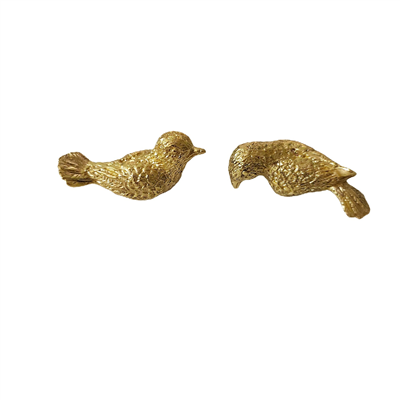 P00199 Brass Bird Single Hole Furniture Handle and Knob Drawer Wardrobe Shoe Cabinet Knob 