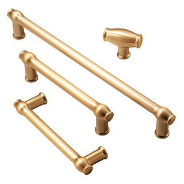 P00232 Gold Cabinet Wardrobe Bedroom Drawer Dresser Furniture Pulls Handles 