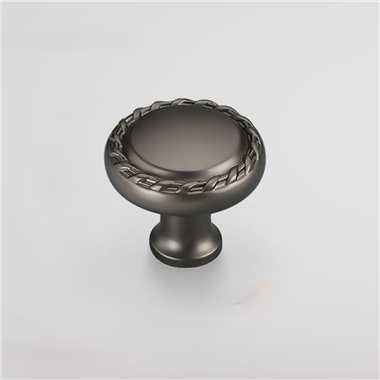 P00381 Zinc alloy round knurled drawer handle Mushroom cabinet handle Furniture knob luxury kitchen 