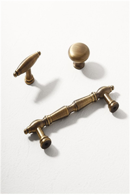 P00348 Hardware handles for furniture antique brass cabinet pulls kitchen drawer pull