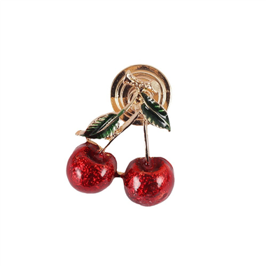 Cherry Knobs Cherries Shaped Pulls Decorative for Cabinets Drawers Dressers Wine Wardrobe Doors Sing