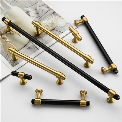 P00405 Brushed Brass Cabinet Pulls Kitchen Cabinet Handles Barrel Cabinet Handles Pulls Kitchen Hard