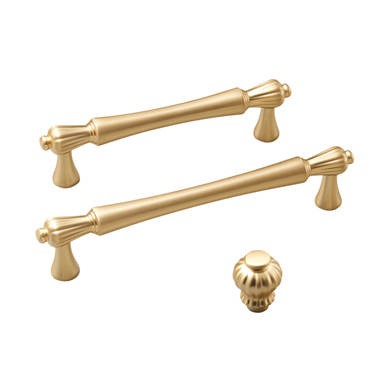 P00412 European Zinc Alloy Kitchen Cupboard Door Handles Pull Furniture Cupboard Knob Gold Cabinet H