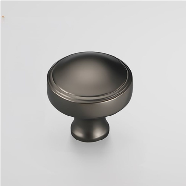 P00382 Solid zinc alloy knobs cabinet drawer brushed brass furniture kitchen round cupboard knob 