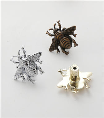 P00440 Animal Shaped Hand Cabinet Knob Decorative Zinc Alloy Bee Drawer Knobs Insect Drawer Pulls Cu