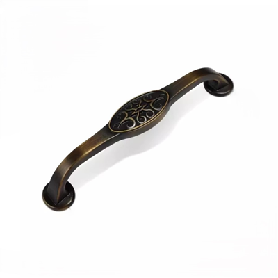 P00426 Zinc Alloy Pull Kitchen Hardware Knurled 96mm Furniture Wardrobe Cabinet Door Handle