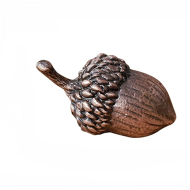 P00472 Acorn Drawer Knobs Antique Zinc Alloy Acorn Nut Squirrel Knob Pull Handle Drawer Single Hole 