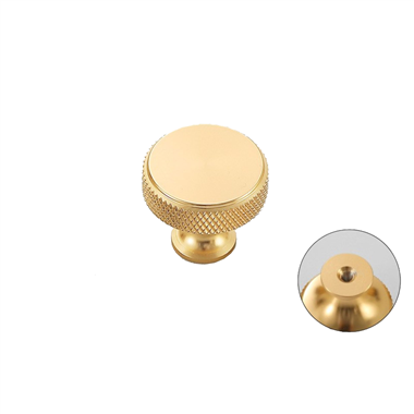 P00409 Cylinder Knurled Knob Kitchen Cabinet Dresser Handle Hardware Aluminum Pulls for Dresser Draw