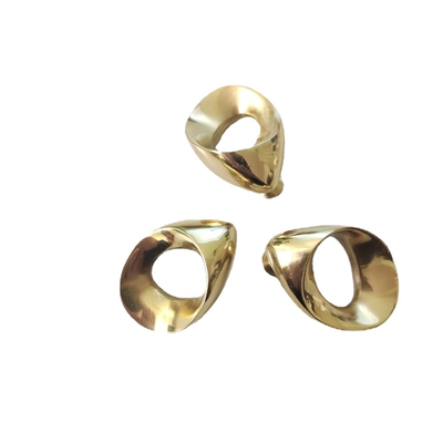 P00586 Irregular Ring Vortex Furniture Handles Solid Brass Cabinet Handles New Design Pull Handles f