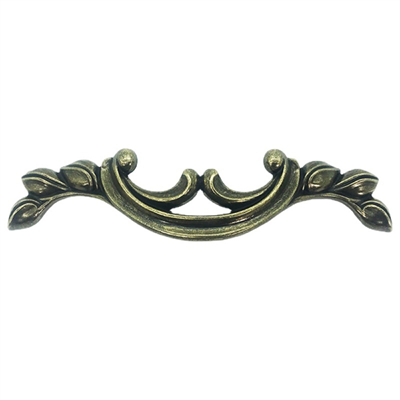 P00488 Antique  Zinc Alloy Bronze Furniture Cabinet Handles Vintage Drawer Hanging Ring Pull Handles