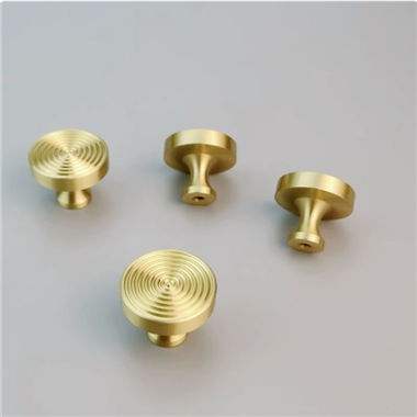 P00626 Solid Brass Knob Round Cabinet Pulls Drawer Dresser Handles Kitchen Knobs Pulls Cabinet Pull 