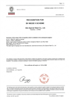 French BV Classification Society Qualification Certificate