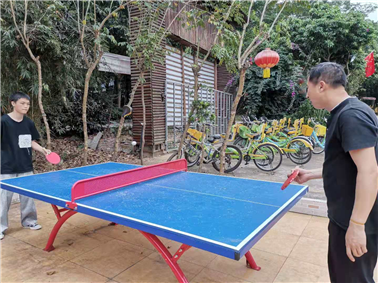 深圳农家乐乐水山庄游玩项目—乒乓球