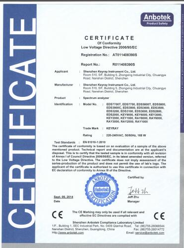 EU CE certificate